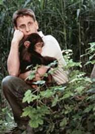 Tierpfleger Conny und ein Affe